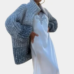 Truien & Vesten Dames*Elegante damestrui met pailletten voor de zomer