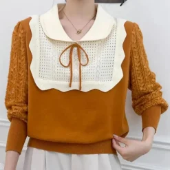 Truien & Vesten Dames*Elegante gebreide zomertop voor de moderne dame