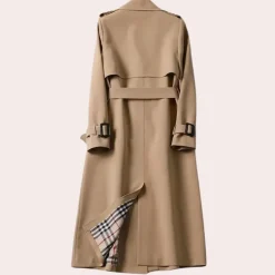 Jassen Dames*Elegante lange damesjas voor de zomer