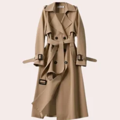 Jassen Dames*Elegante lange damesjas voor de zomer