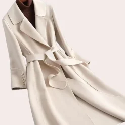 Jassen Dames*Elegante lange damesjas voor de zomer