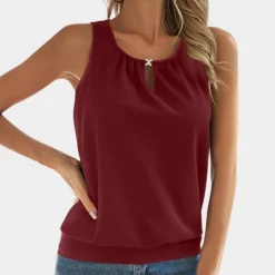 Topjes & Shirts Dames*Elegante mouwloze damestop voor de zomer