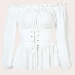 Blazers & Blouses Dames*Elegante off shoulder zomerblouse voor dames