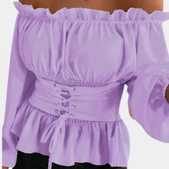 Blazers & Blouses Dames*Elegante off shoulder zomerblouse voor dames