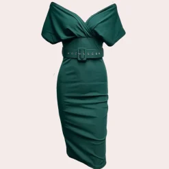 Jurken & Jumpsuits Dames*Elegante off-shoulder zomeravondjurk voor dames