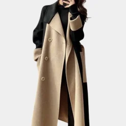 Jassen Dames*Elegante zomer trenchcoat voor dames Zwart