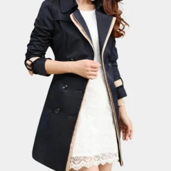 Jassen Dames*Elegante zomer trenchcoat voor dames