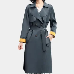 Jassen Dames*Elegante zomer trenchcoat voor dames