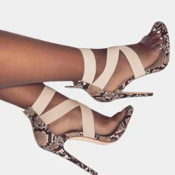 Damesschoenen*Elegante zomersandalen met kruisband voor dames