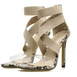 Damesschoenen*Elegante zomersandalen met kruisband voor dames