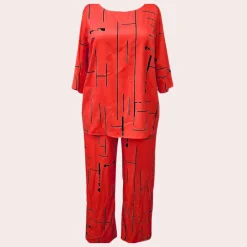 Sets Dames*Elegante zomerse tweedelige damesset