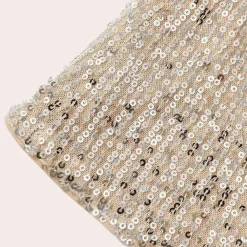 Topjes & Shirts Dames*Elegante zomertop voor dames met glitter Lichtgeel