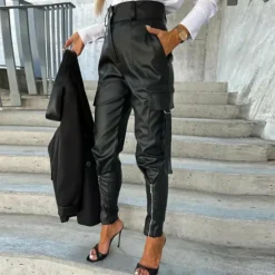 Broeken & Rokken Dames*ELENA - Chique cargo broek voor de zomer