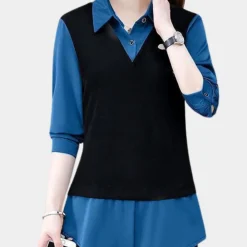 Topjes & Shirts Dames*Eliane - Ademend zomershirt voor dames