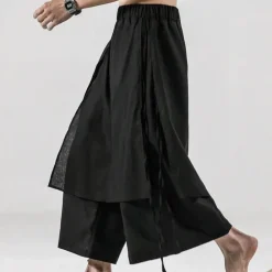 Broeken Heren*ELIJAH - Luxe Zomerbroeken voor Heren Zwart