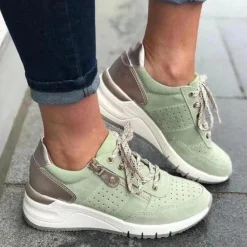 Damesschoenen*Elina - Comfortabele en trendy zomerse damessneakers