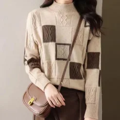 Truien & Vesten Dames*Elira - Comfortabele gebreide zomerse trui met textuur