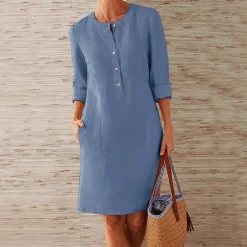 Jurken & Jumpsuits Dames*Elisa - Stijlvolle Zomerjurk