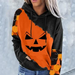 Truien & Vesten Dames*Elizabet - Griezelig Trendy Dames Sweatshirt voor Zomer en Halloween