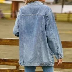 Jassen Dames*Elizabeth - Dames Stijlvol Denim Zomerjack