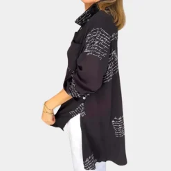 Topjes & Shirts Dames*Elizah - Stijlvol zomers damesshirt met letterprint