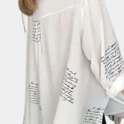 Topjes & Shirts Dames*Elizah - Stijlvol zomers damesshirt met letterprint