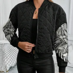 Jassen Dames*ELLA - Modieuze Zomerjas voor Dames Zwart