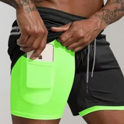 Broeken Heren*Elliot - 2-in-1 fitness herenshort voor de zomer