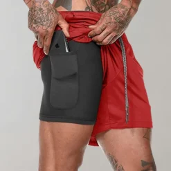 Broeken Heren*Elliot - 2-in-1 fitness herenshort voor de zomer