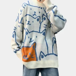 Truien & Vesten Heren*ELMAR - Stijlvolle Zomerse Trui Met Print voor Heren