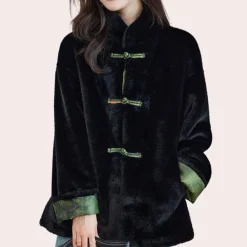 Jassen Dames*ELMIRA - Stijlvolle Warme Jas voor Dames