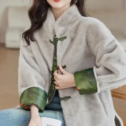 Jassen Dames*ELMIRA - Stijlvolle Warme Jas voor Dames