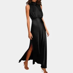 Jurken & Jumpsuits Dames*Elodie - Elegante damesjurk met split voor de zomer