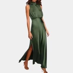 Jurken & Jumpsuits Dames*Elodie - Elegante damesjurk met split voor de zomer
