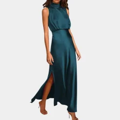 Jurken & Jumpsuits Dames*Elodie - Elegante damesjurk met split voor de zomer