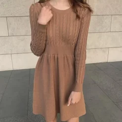 Jurken & Jumpsuits Dames*Elora - Comfortabele zomerse gebreide jurk voor dames