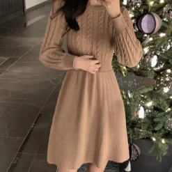 Jurken & Jumpsuits Dames*Elora - Comfortabele zomerse gebreide jurk voor dames