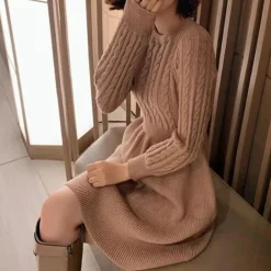 Jurken & Jumpsuits Dames*Elora - Comfortabele zomerse gebreide jurk voor dames