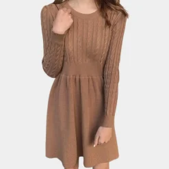 Jurken & Jumpsuits Dames*Elora - Comfortabele zomerse gebreide jurk voor dames