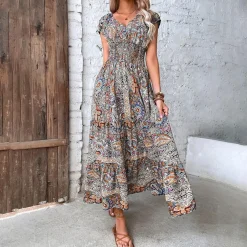 Jurken & Jumpsuits Dames*ELVIRA - Modieuze boho zomerjurk
