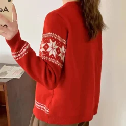 Truien & Vesten Dames*ELYSE - Comfortabel Zomervest voor Dames Rood