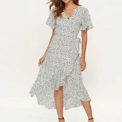 Jurken & Jumpsuits Dames*EMBER - Stijlvolle zomerse wikkeljurk