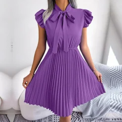 Jurken & Jumpsuits Dames*EMER - Modieuze geplooide zomerjurk