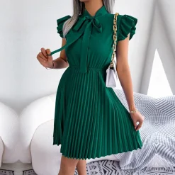 Jurken & Jumpsuits Dames*EMER - Modieuze geplooide zomerjurk