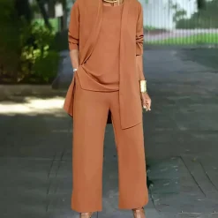 Sets Dames*Emma - Elegante 3-delige zomerse casual set voor dames