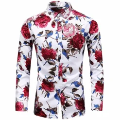 Shirts Heren*ENRIQUE - Zomers bloemenhemd voor mannen