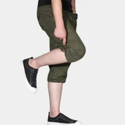 Broeken Heren*Enzio - Zomerse driekwart heren cargo broek