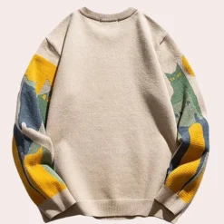 Truien & Vesten Dames*Erin - Luchtige damestrui met kattenprint voor de zomer