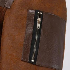 Jassen Heren*Erno - Stoer warm bikerjas voor de man Bruin