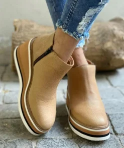 Damesschoenen*ESTEE - Lage enkellaarzen voor dames, perfect voor de lente en zomer